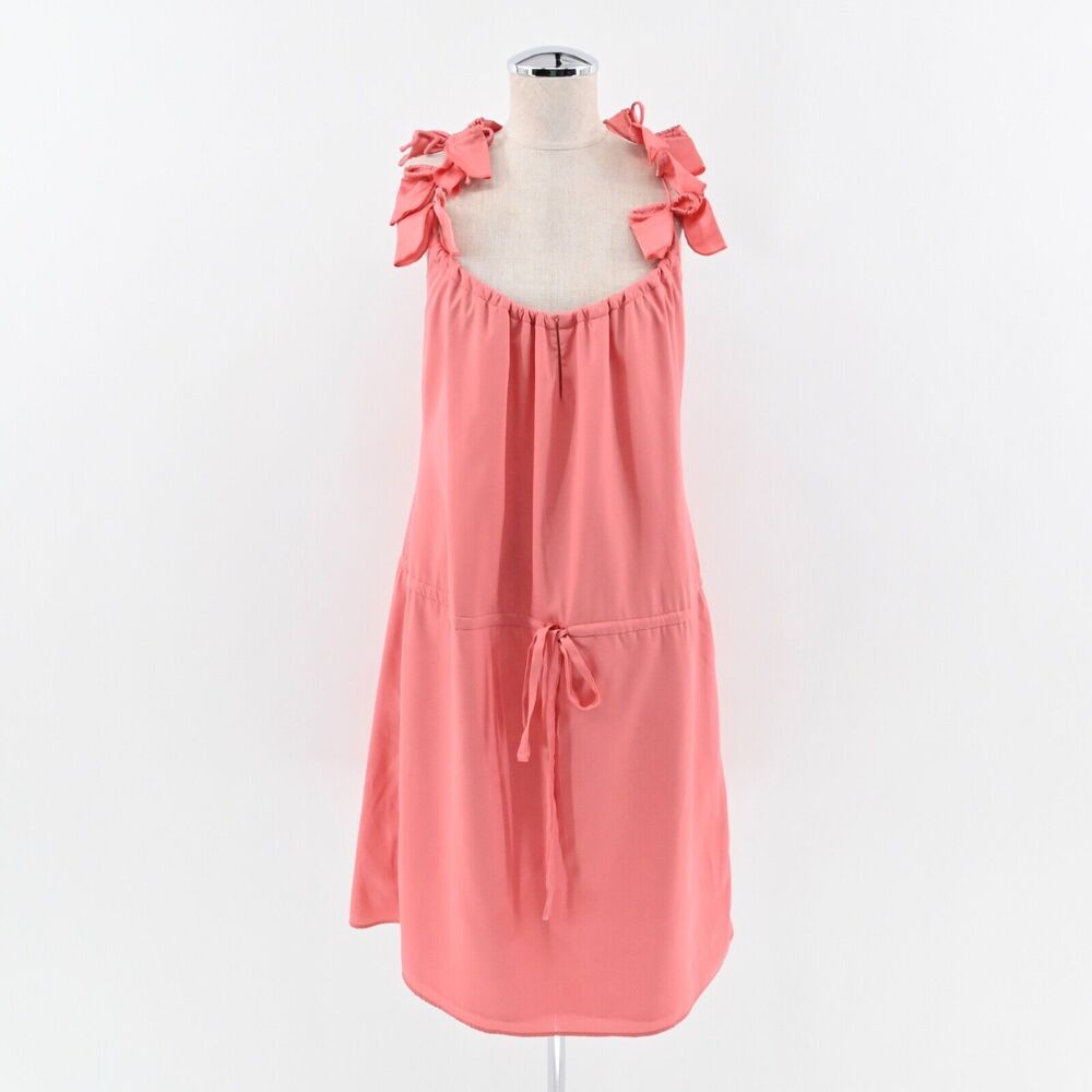 Reiss Pink Ruffle Strap Mini Dress